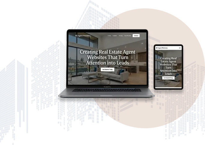 Real Estate Agent Website Design Professional realtor website with modern layout