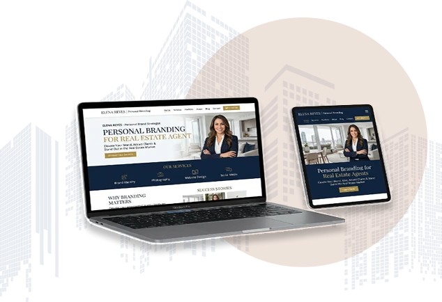 Real Estate Agent Website Design Personal Branding Website Design for real estate agent