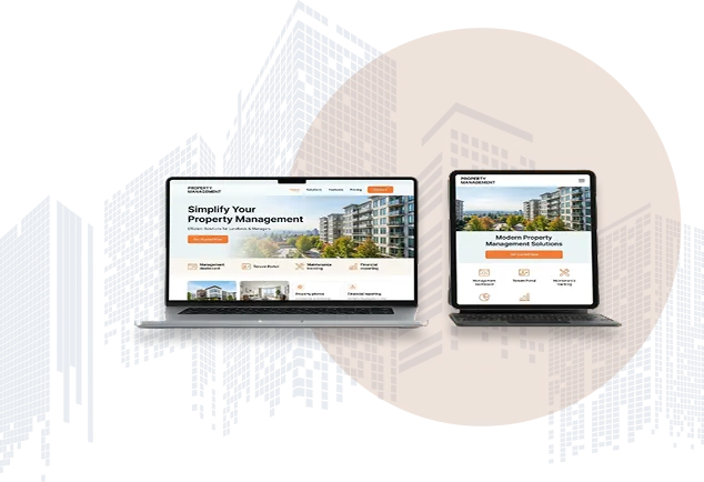 Property Management Landing Page Design