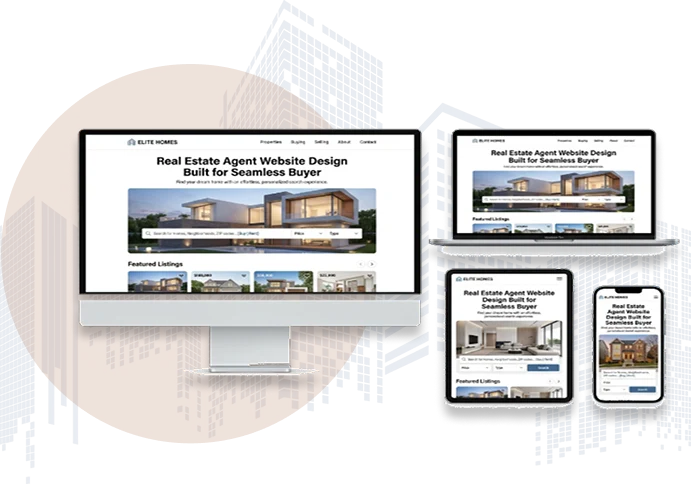 Real Estate Agent Website Design High-converting real estate agent website design