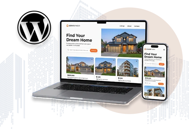 Real estate Wordpress Landing page design