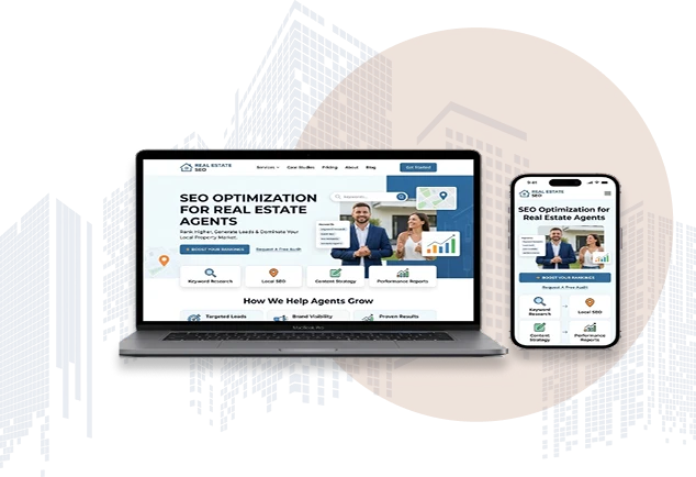 Real Estate Agent Website Design SEO-Optimized Real Estate Agent Website
