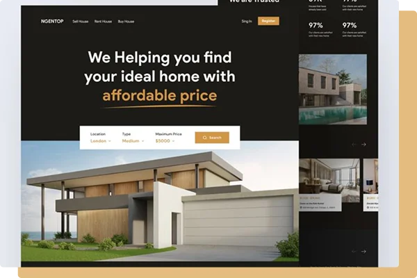 Real Estate Web Design Agency Real Estate Agent Website Design Portfolio