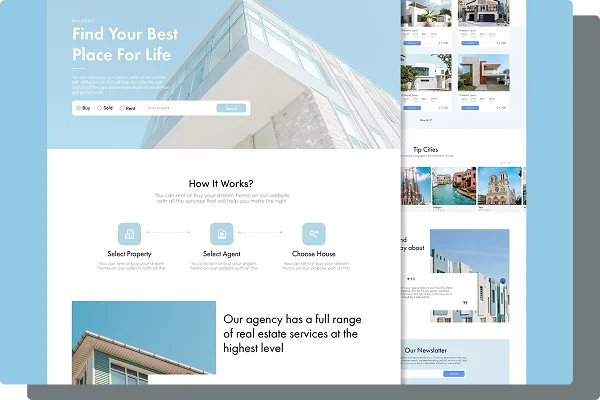 Real Estate Web Design Agency Real Estate Broker Website Design Portfolio